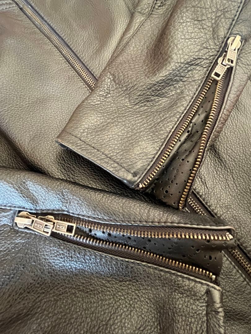 【未使用】Harley-Davidson本革ライダースジャケット(インナー付属)