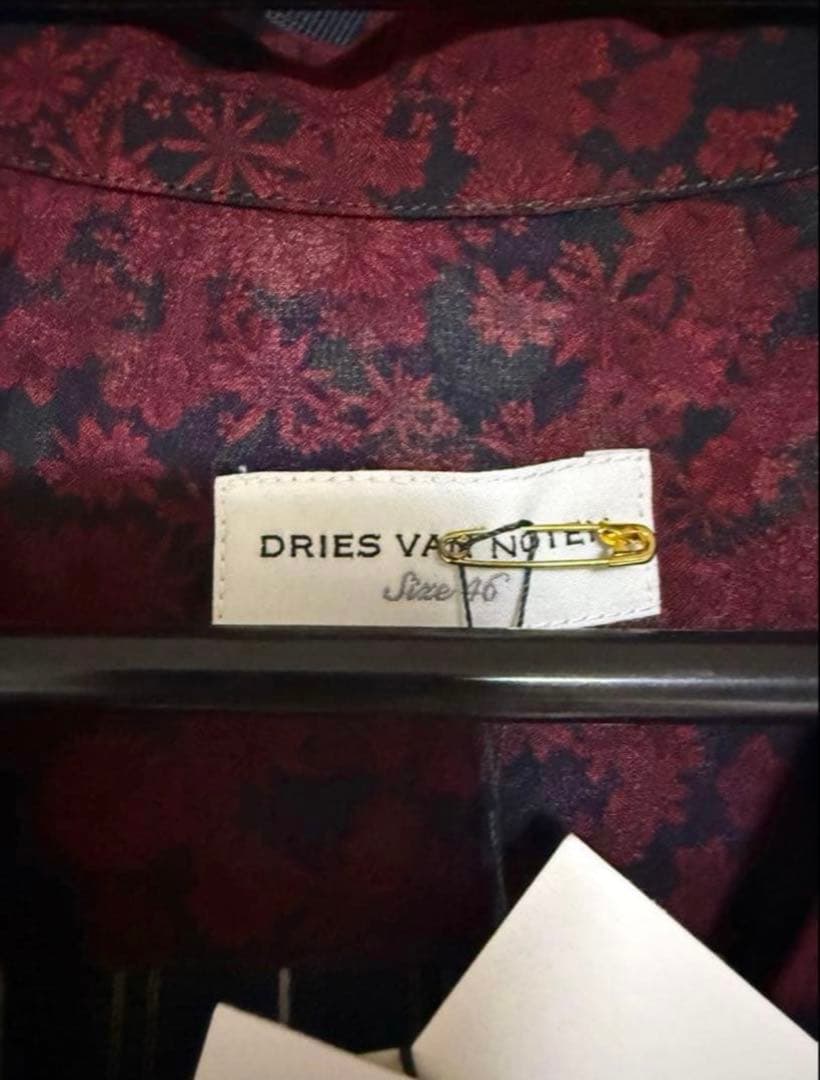 DRIES VAN NOTEN 23SS パッチワーク半袖シャツ　チェック