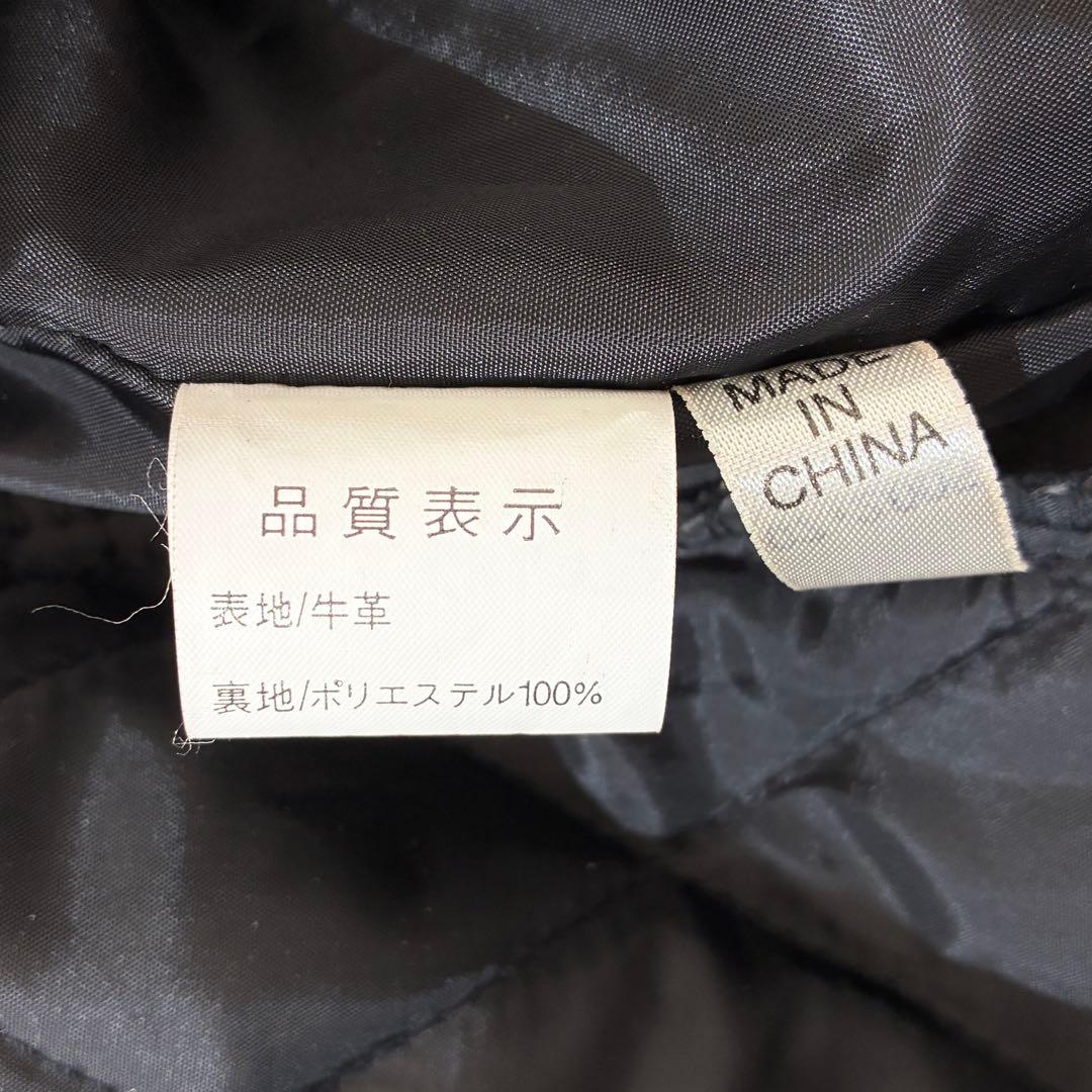 NANKAI ライダース レザージャケット キルティング ライナー付き