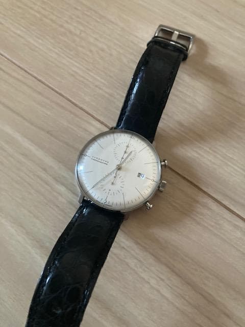JUNGHANS ユンハンス 自動巻き クロノグラフ シンプル文字盤 ジャンク