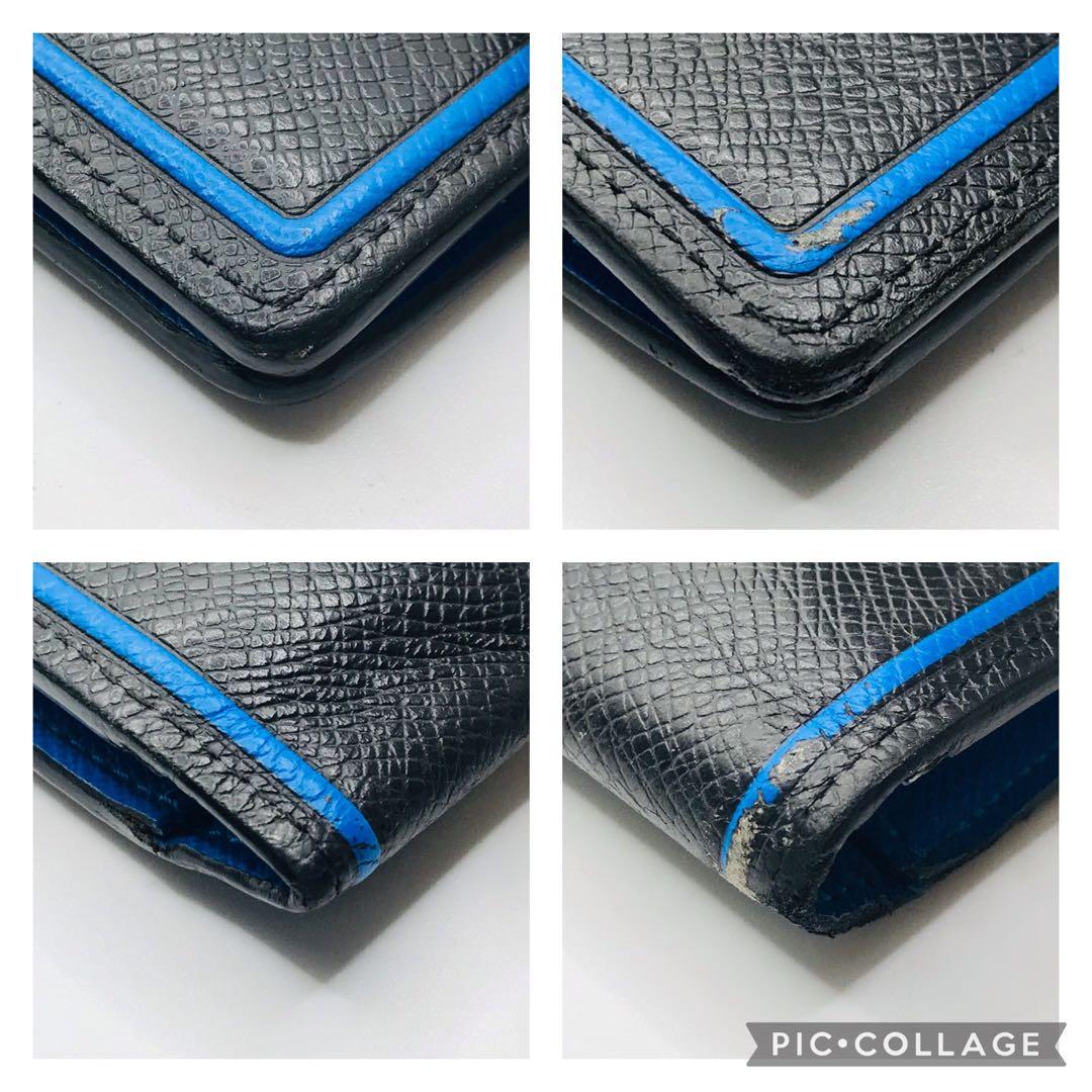 ルイヴィトン✨タイガ ポルトフォイユ プラザ 長財布 ブルーライン 希少 限定