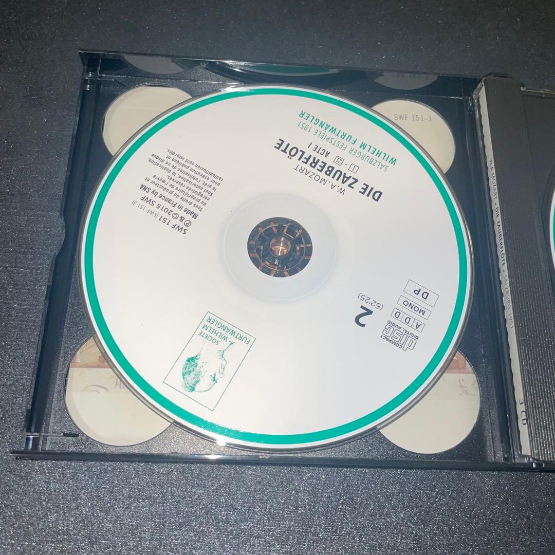 【仏協会3CD】モーツァルト：歌劇「魔笛」　フルトヴェングラー1951ライヴ