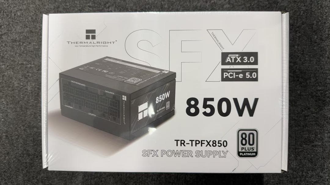 Thermalright TPFX850 SFX電源 80 platinum新品