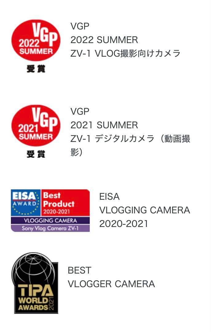 SONY VLOGCAM ZV-1（ZV1M1）シューティンググリップキット