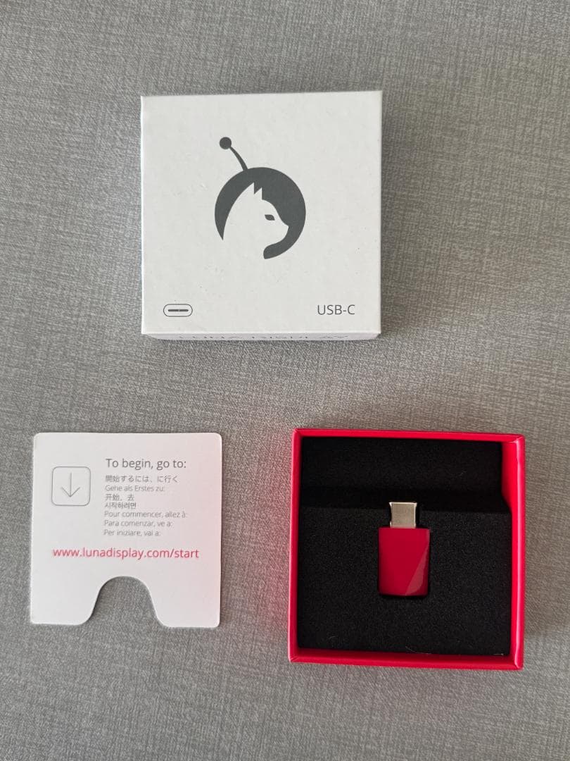 PCケーブル・コネクタ Luna display usb-c