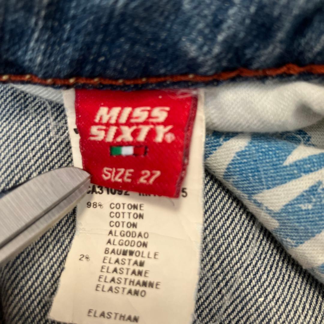 MISS SIXTY アーカイブ ベルボトム フレアデニム グランジ Y2K