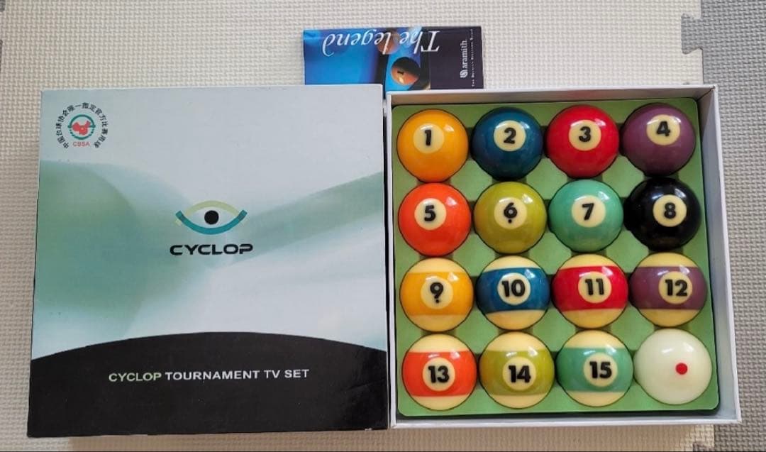 ビリヤード サイクロップ CYCLOP トーナメントTVボール