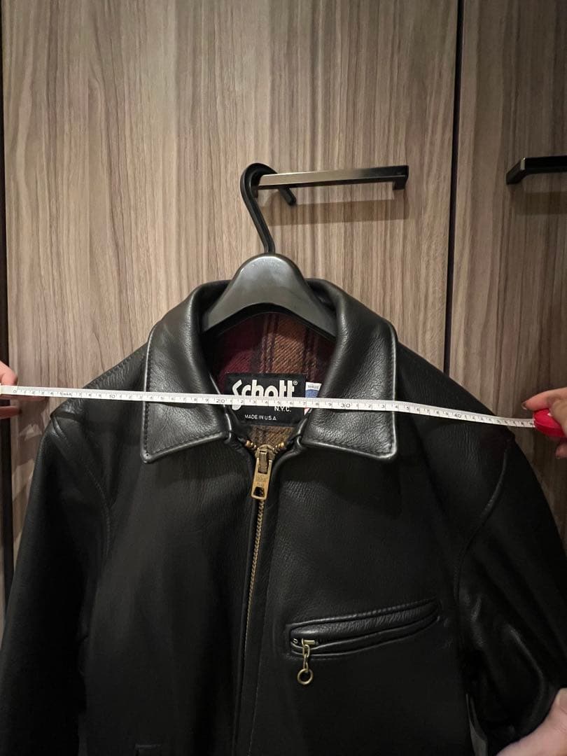 Schott（ショット）ブラックレザージャケット