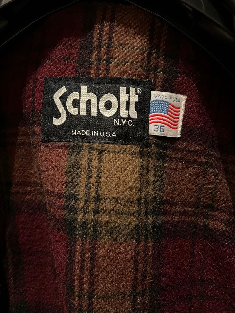 Schott（ショット）ブラックレザージャケット