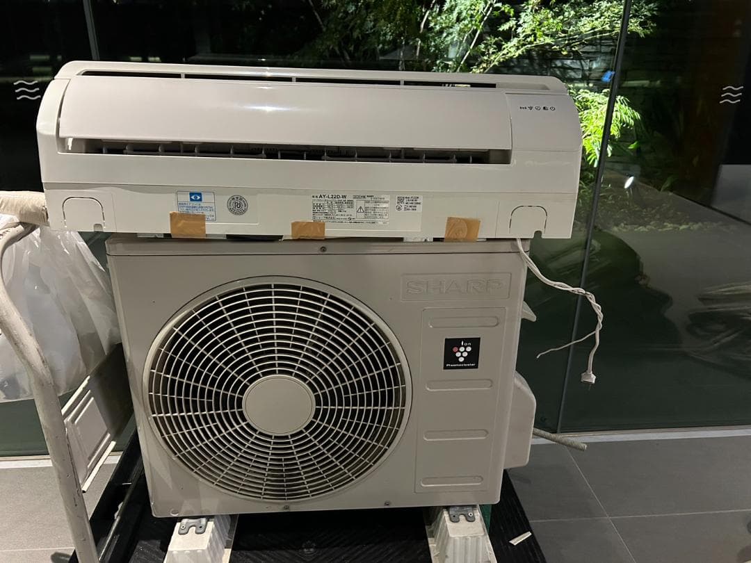 SHARP シャープ ルームエアコン AY-L22D-W 2020年製 リモコン