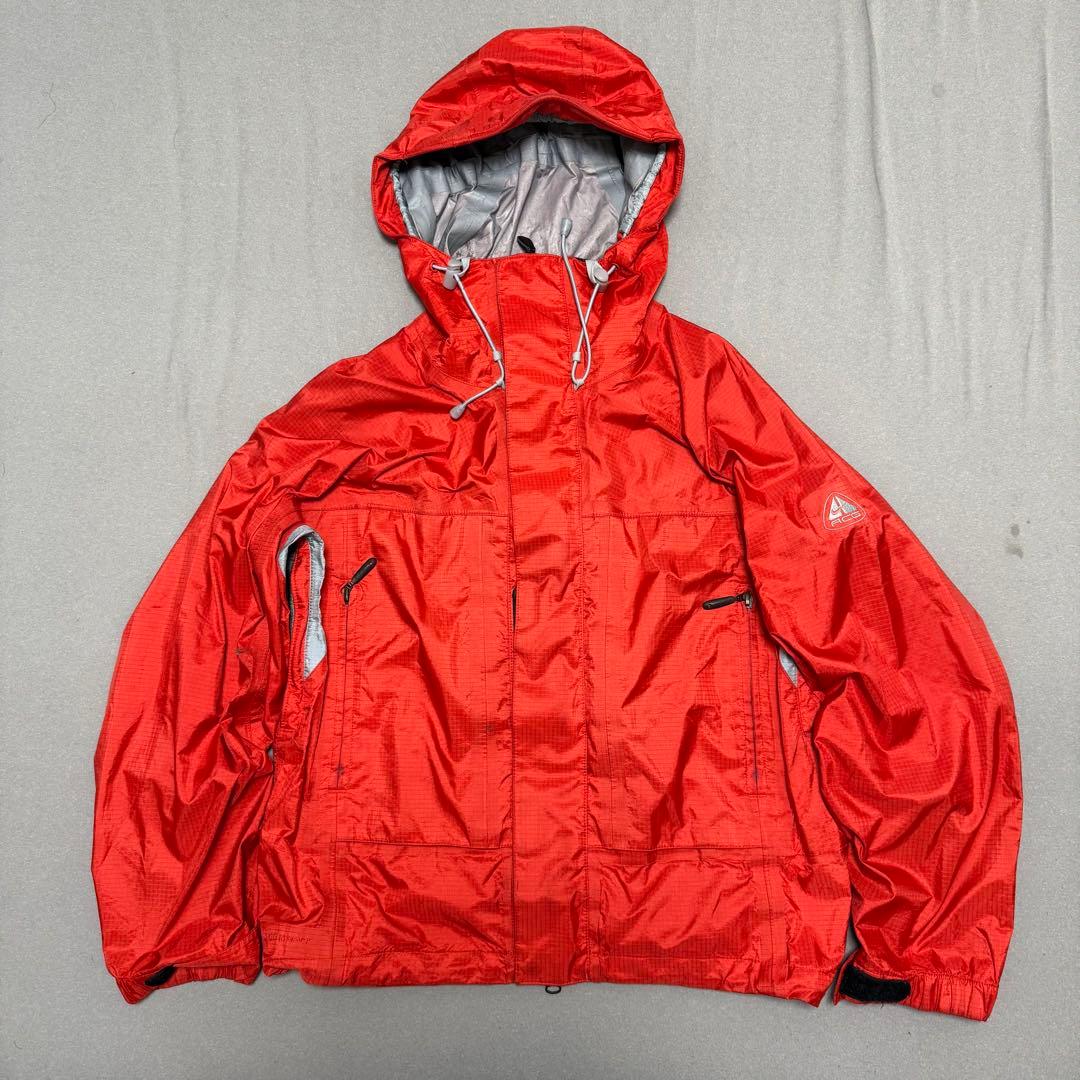 【希少カラー❗️】 90s テック系　Nike ACG マウンテンパーカー　赤