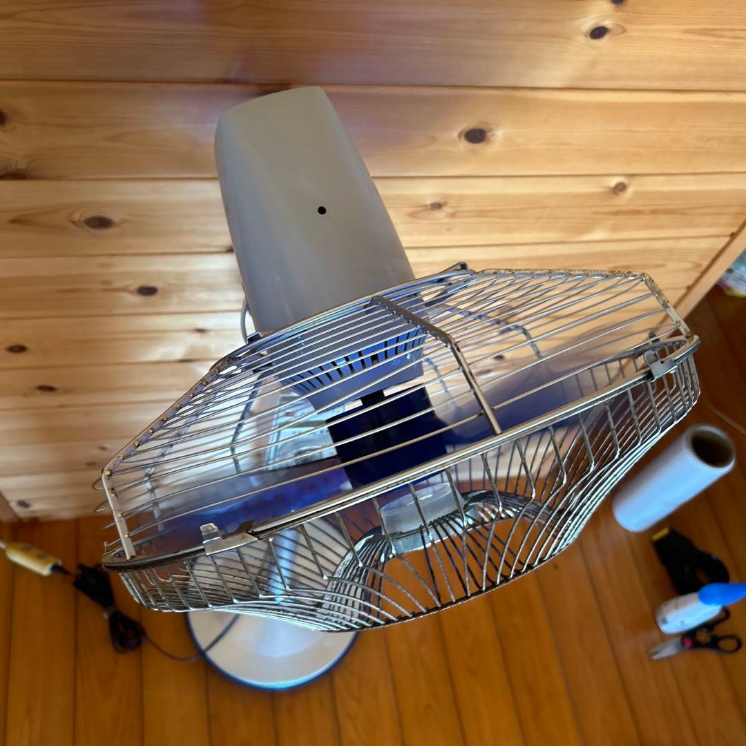 【送料込み】昭和レトロ ナショナル大型扇風機 F-35VH 動作品