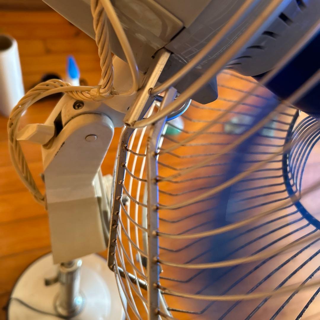 【送料込み】昭和レトロ ナショナル大型扇風機 F-35VH 動作品