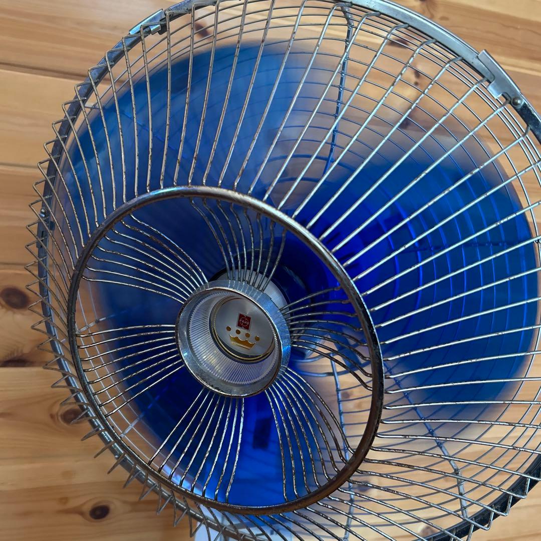 【送料込み】昭和レトロ ナショナル大型扇風機 F-35VH 動作品