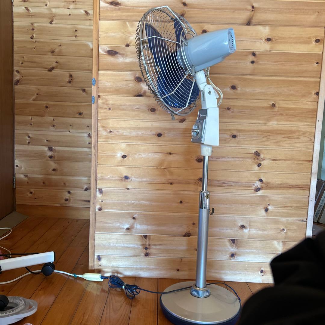 【送料込み】昭和レトロ ナショナル大型扇風機 F-35VH 動作品