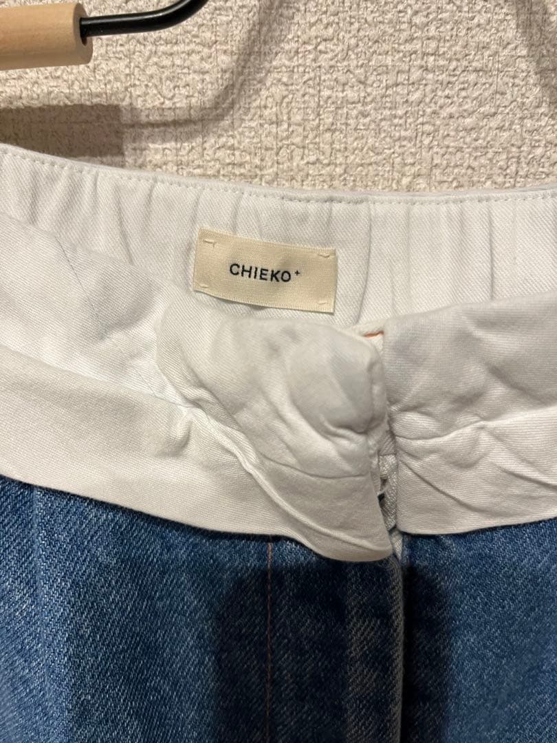 chieko+ ◆ marvelt denim pants サイズ36 sky◆