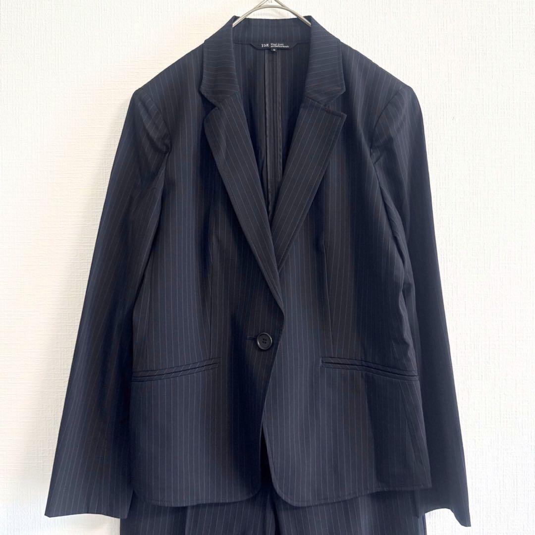 23区 ストライプパンツスーツ セットアップ