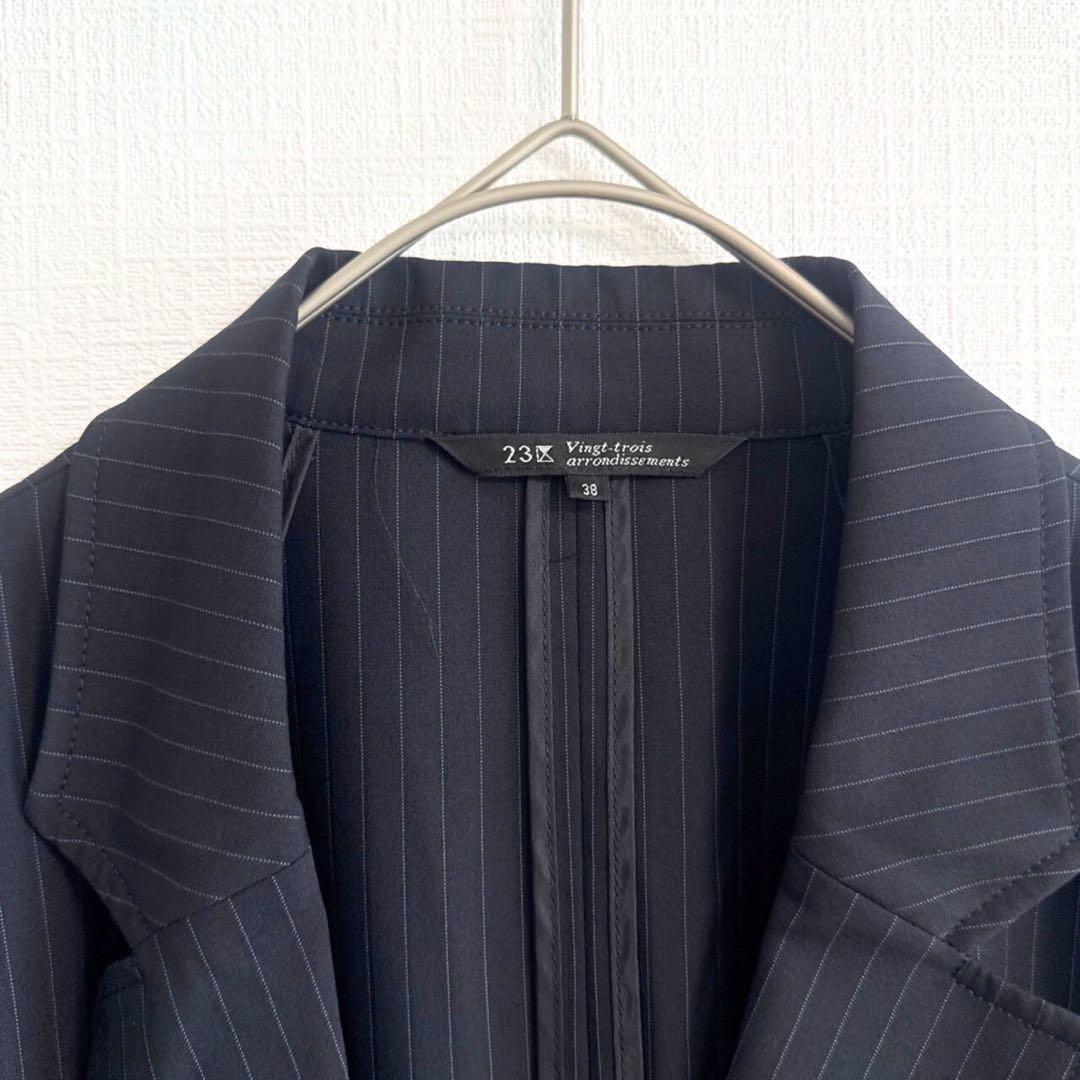 23区 ストライプパンツスーツ セットアップ