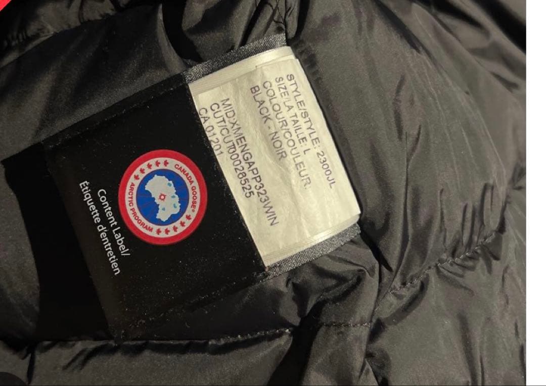 カナダグースシャーロットパーカー サイズ：L