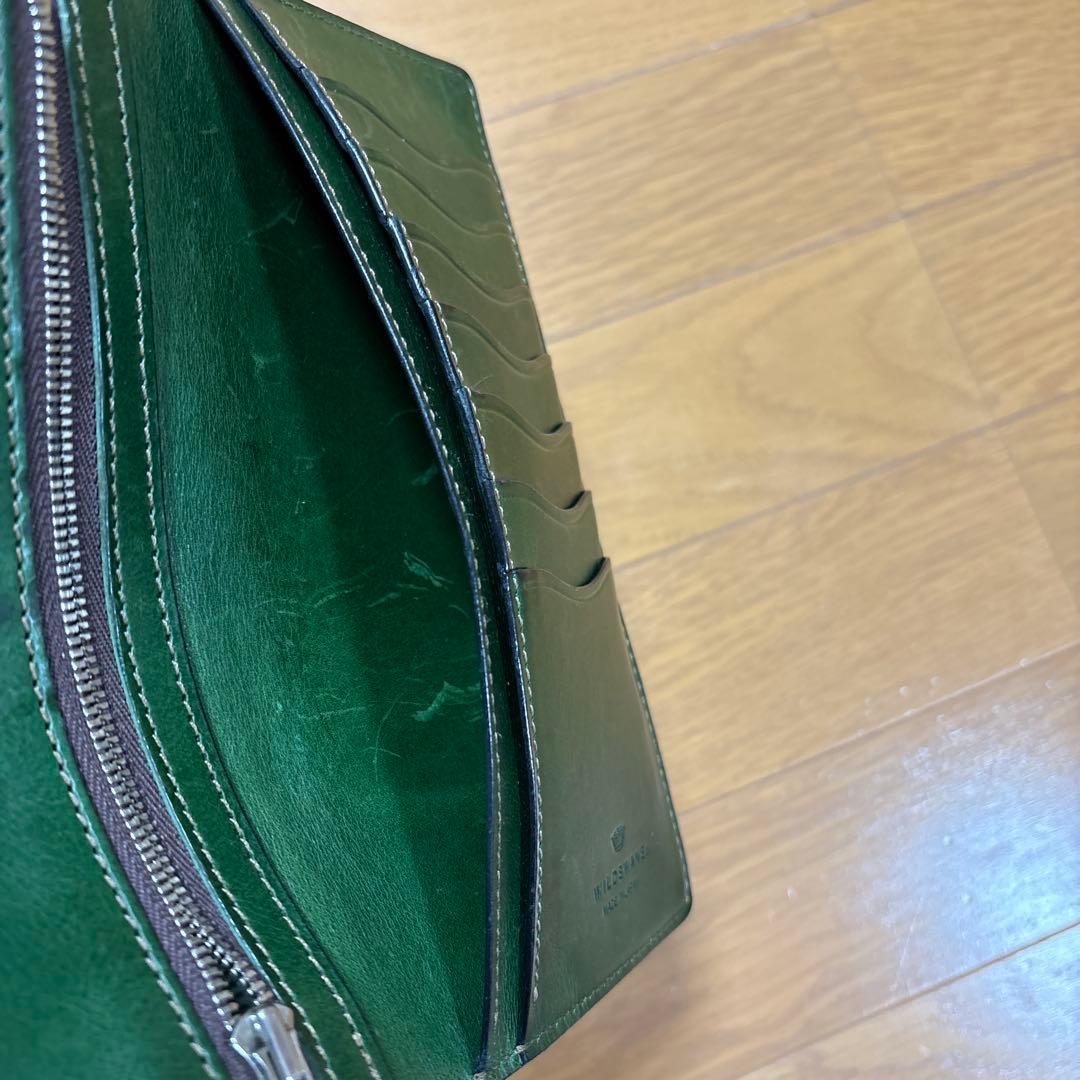 お*屋様 ワイルドスワンズ　別注　クリムト　型押しサドル×ブッテーロ　チョコ×グ