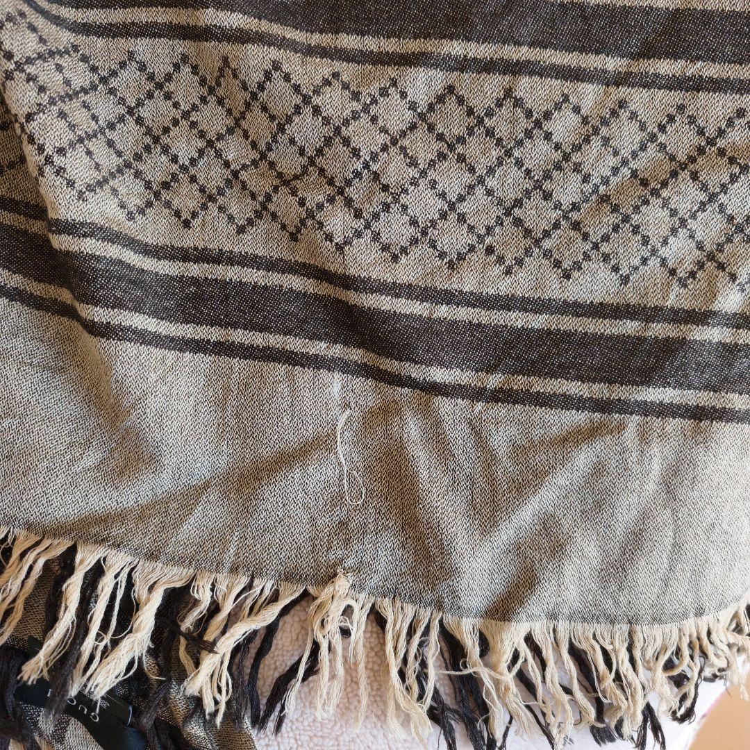 GUCCI モノグラム ストール ショール 大判 マフラー チェック柄