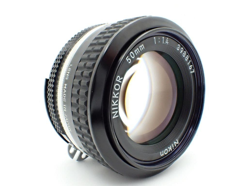 【美品】Nikon Ai 50mm f1.4 純正キャップ&フィルター付き