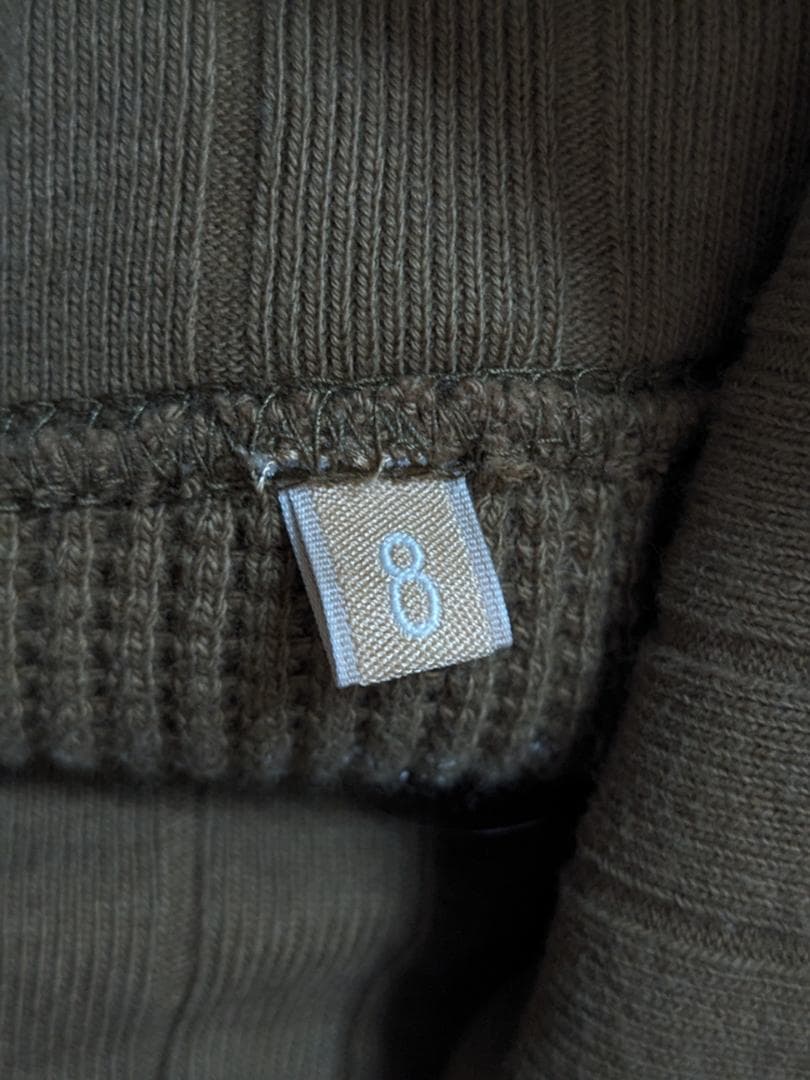 ナイジェルケーボン/ビッグワッフルタートルネックプルオーバー/ヘビーオンス