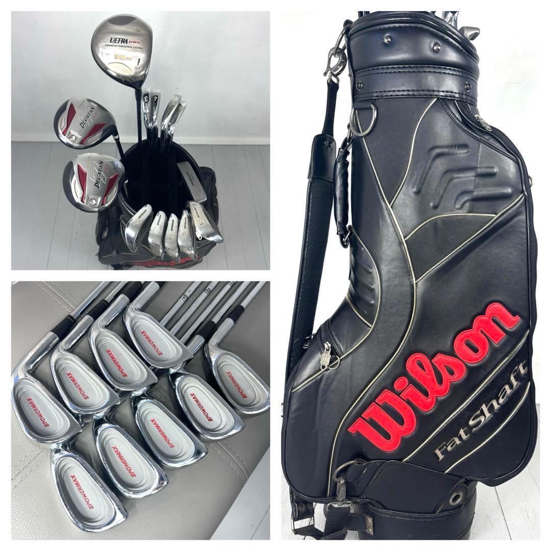 本格派 メンズゴルフクラブ 13本 フルセット ゴルフセット お試し ウィルソン