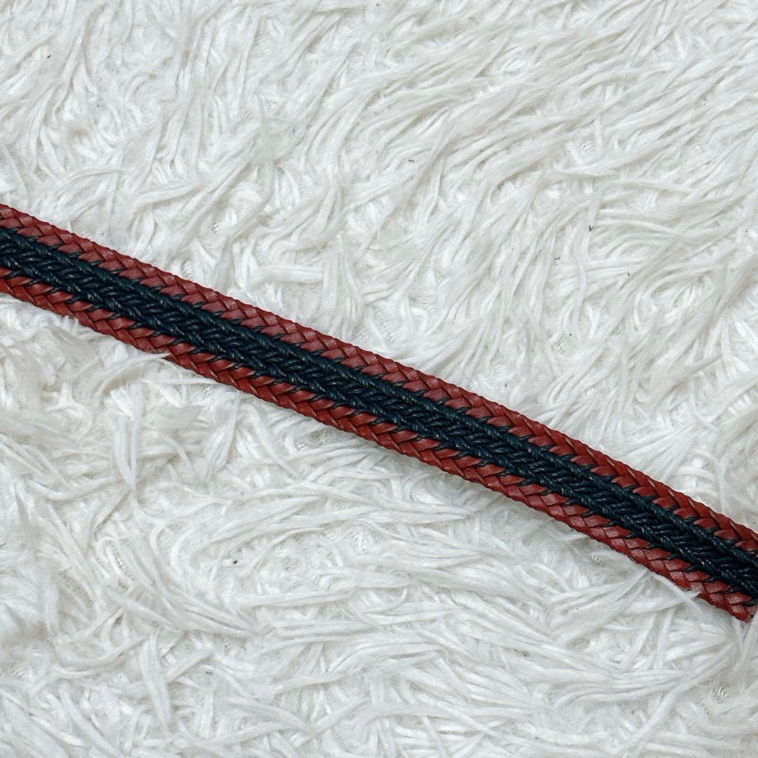 TIBERIO FERRETTI ベルト イタリア製　バイカラー　レッド