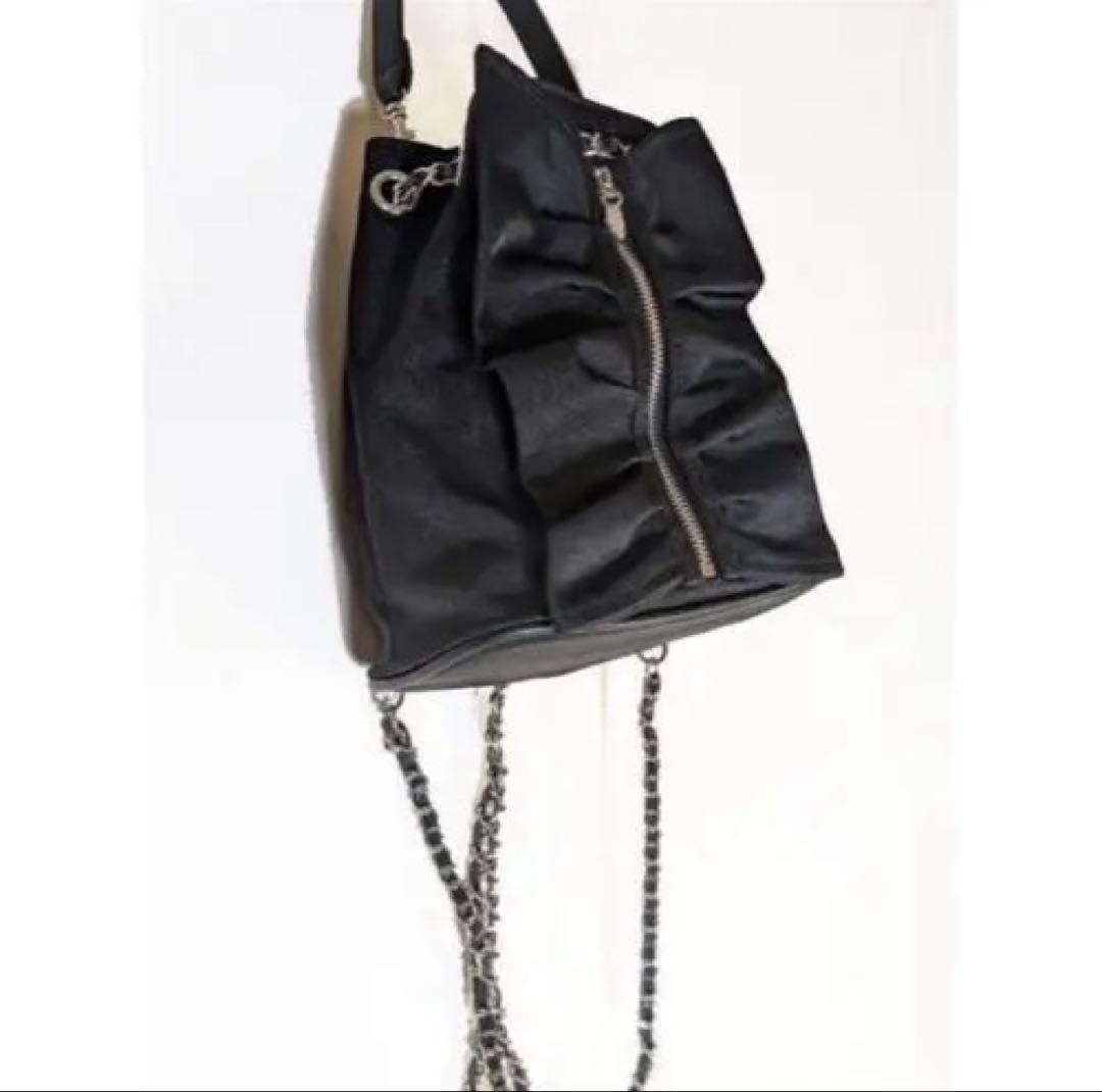 CELFORD セルフォード チェーンショルダーフリルサック バックパック