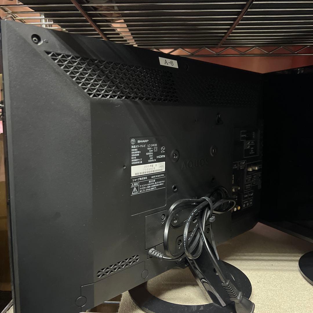 SHARP LC-24K30 液晶テレビ 24インチ リモコン付き