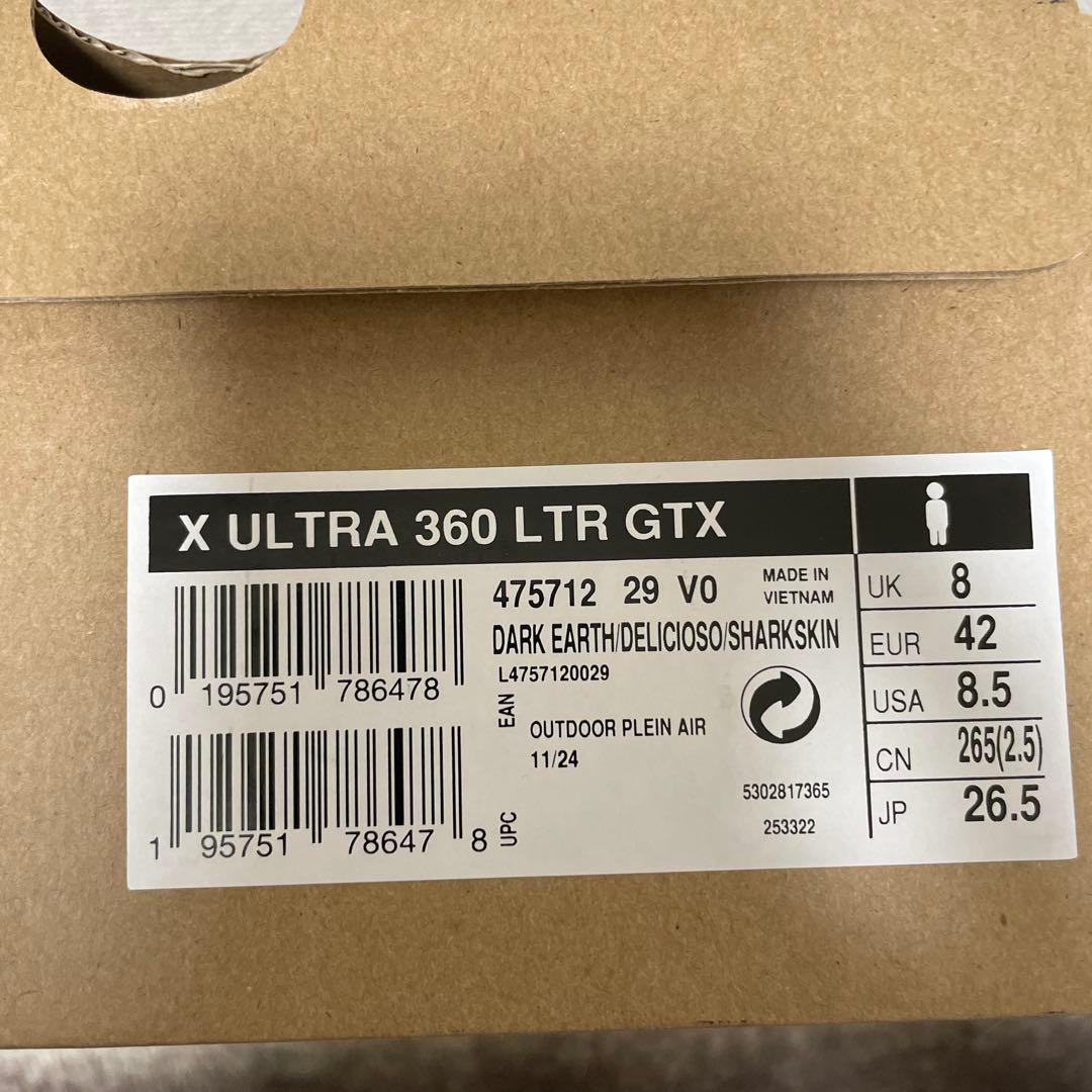 salomoサロモン X ULTRA 360 LEATHER GORE-TEX