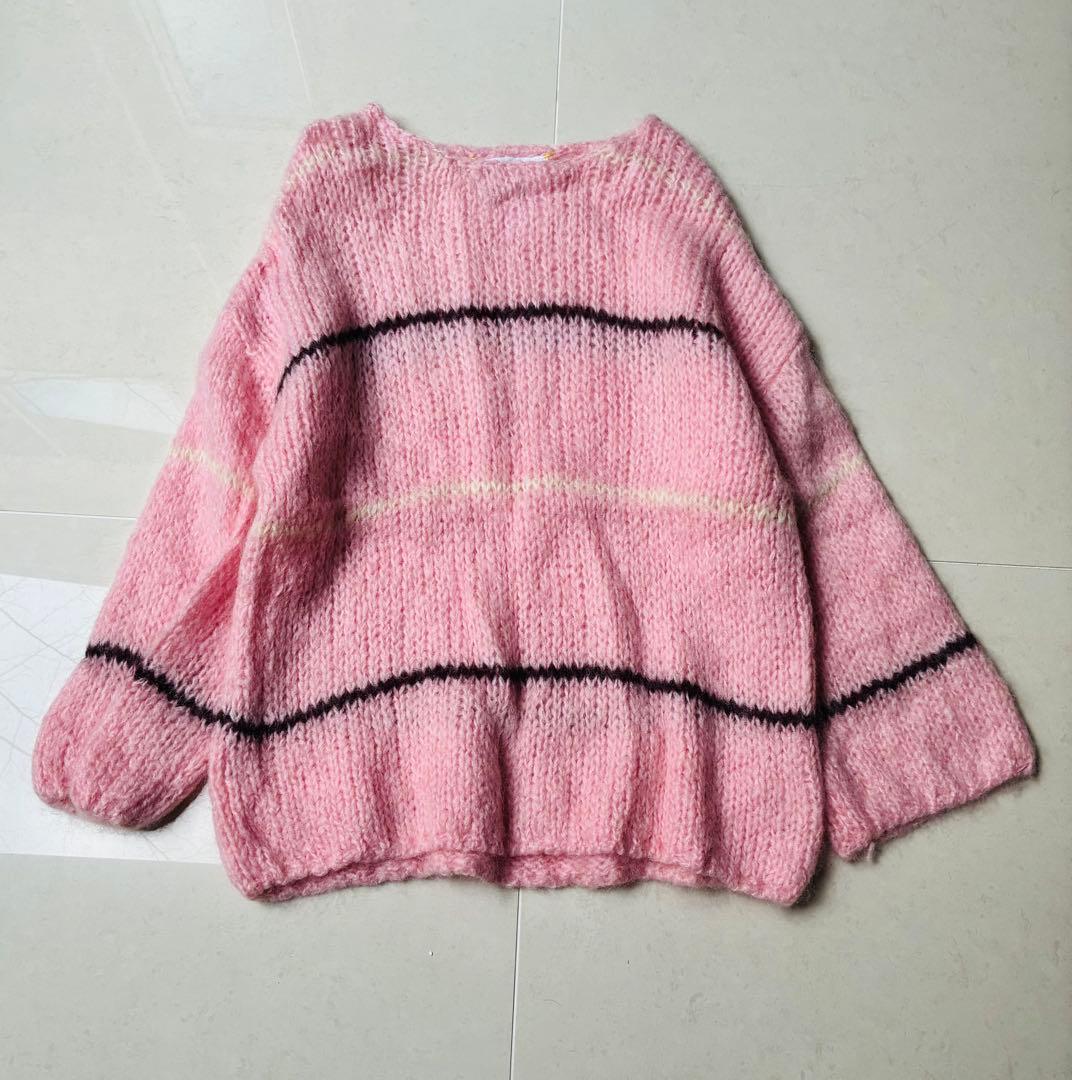 極美品　別注　完売品 mici BAILA掲載 ピンク ニット ROSEBUD