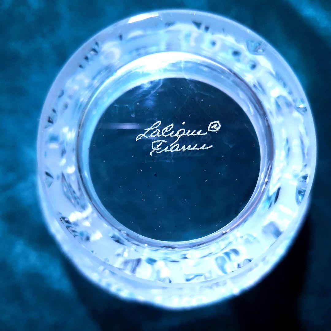 ❤️Lalique ルネラリックの クリスタル製キャンドルホルダー　A1491