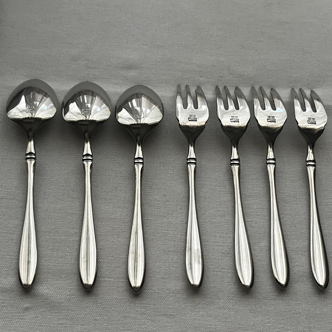 アズマ インペリアル 18-18 ケーキフォーク ティースプーン カトラリー