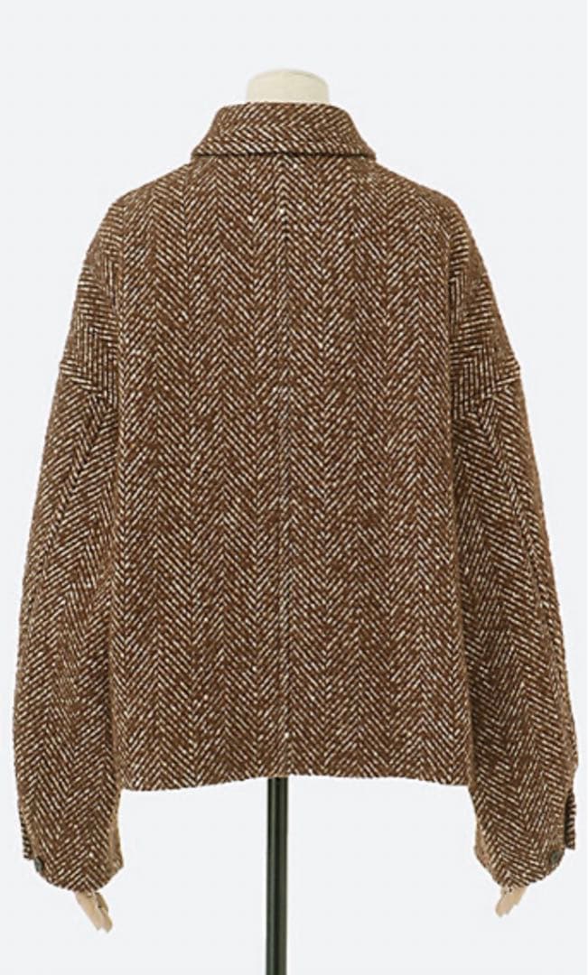 【新品未使用】オーラリー auralee ウール ショートコート ブラウン 0