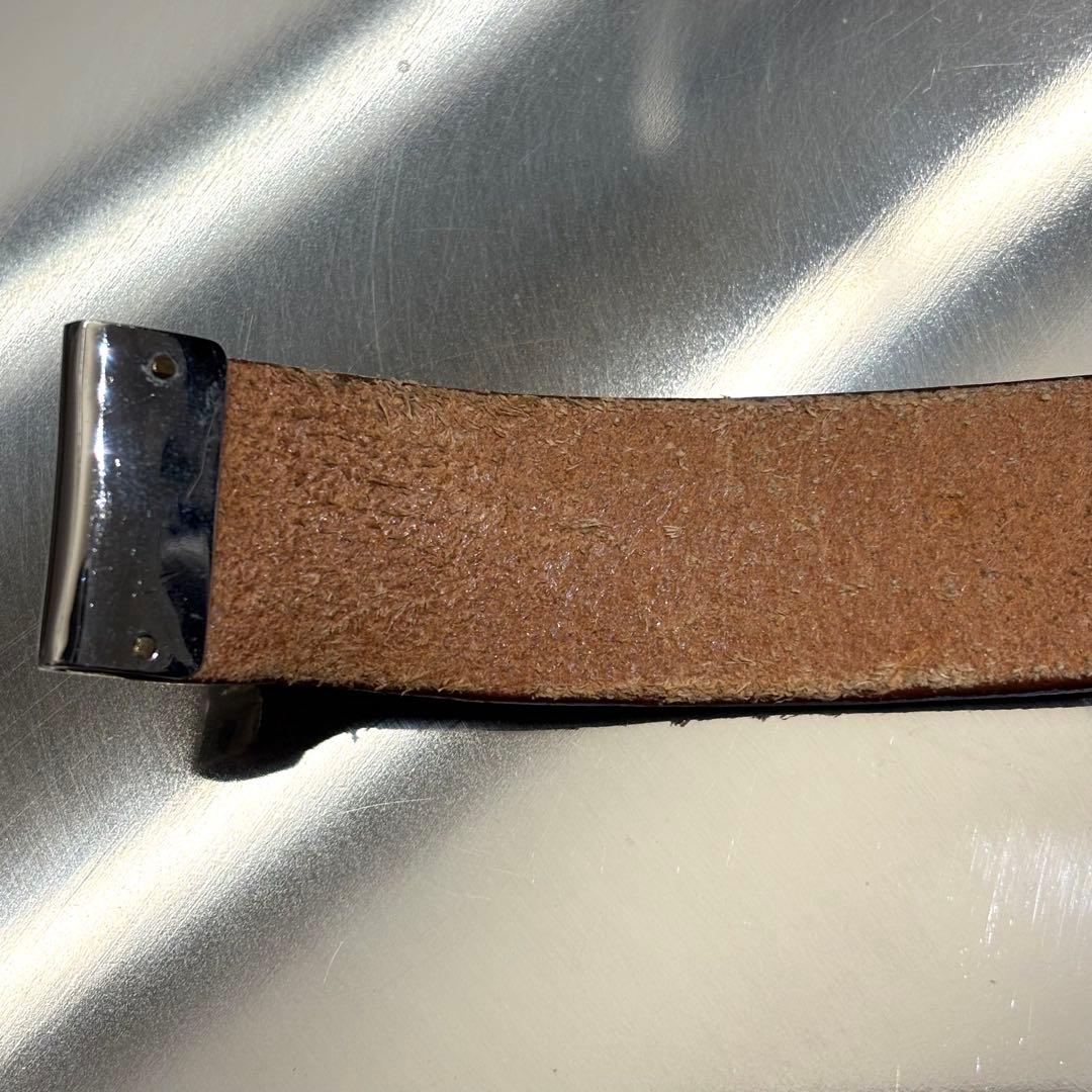 IRENISA イレニサ ベルト レザー レザーベルト ブラウン バックル