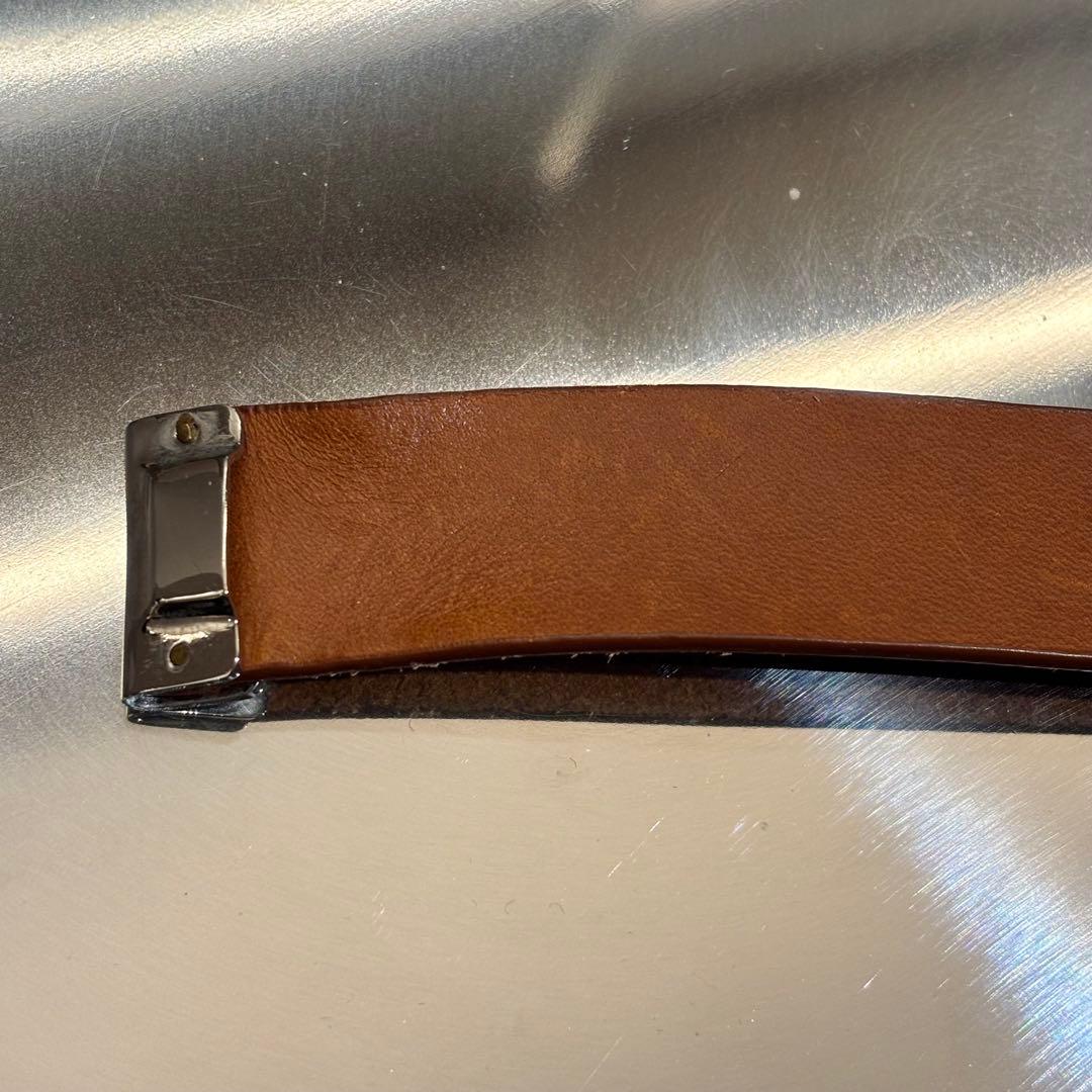 IRENISA イレニサ ベルト レザー レザーベルト ブラウン バックル