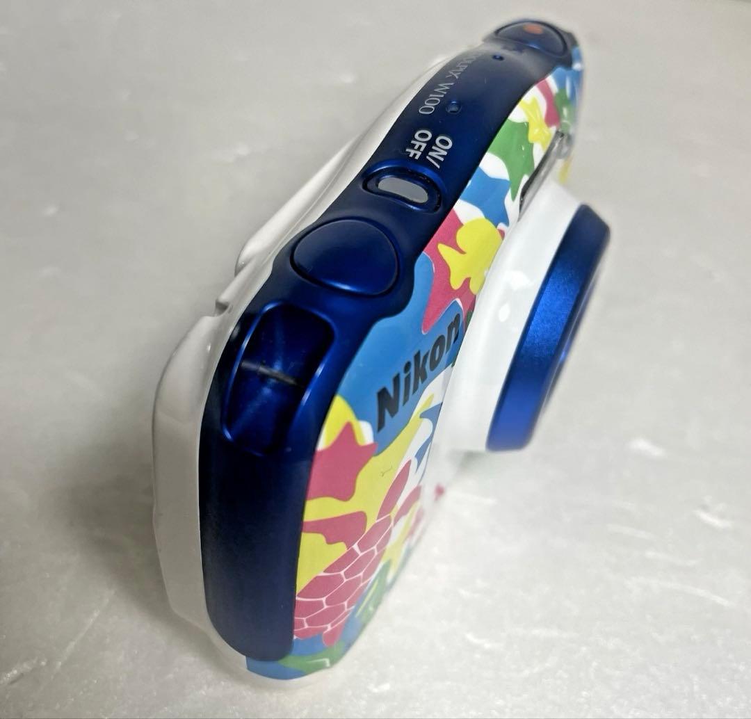 Nikon ニコン COOLPIX W100限定マリンカラー　防水機能付き