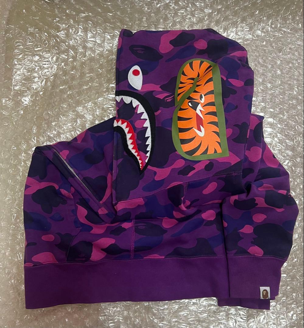 アベイシングエイプ シャークパーカーbuyma検品品 本物