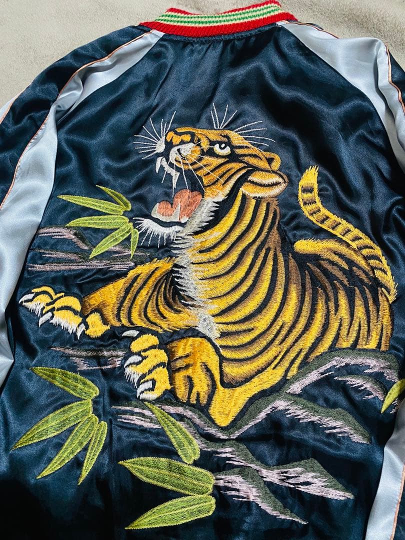 テーラー 東洋 日本限定 虎龍 スカジャン ２面用 サテン vintage