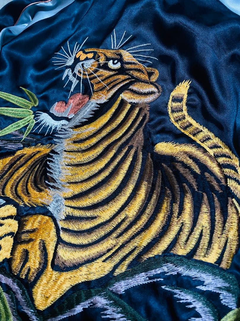 テーラー 東洋 日本限定 虎龍 スカジャン ２面用 サテン vintage