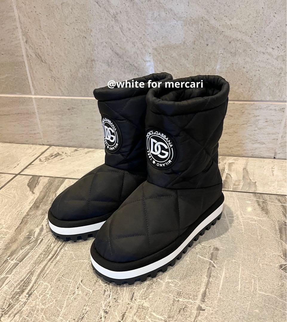 新品未使用 定価13万 DOLCE&GABBANA ロゴブーツ/スノーブーツ