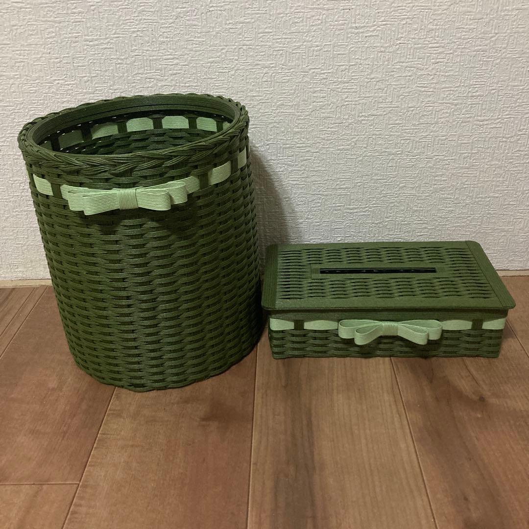 ゆーみんページ　エコクラフト　クラフトバンド　かご