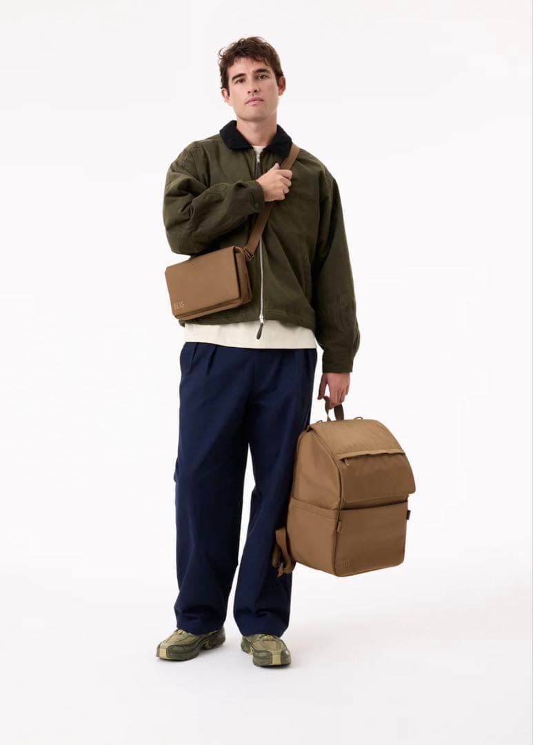 【日本未発売・正規店で再販予定なし】BEIS ベイス マザーズバッグ（キャメル）