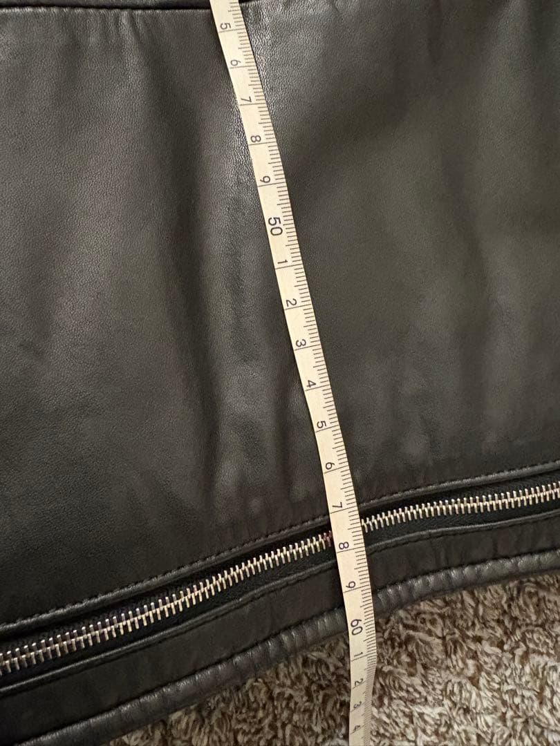 馬革×ラムファー　アンダーカバーライダースジャケット