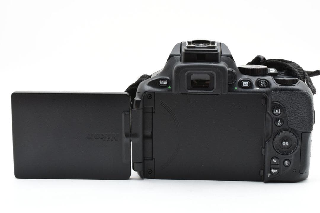 美品　ニコン D5600 ダブルズームキット /SD64GB/専用ガラスフィルム