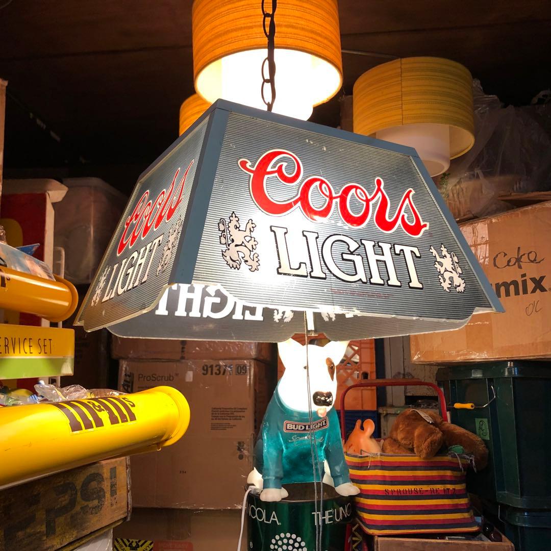 Coors Light beer ランプ 1985年　ビンテージ