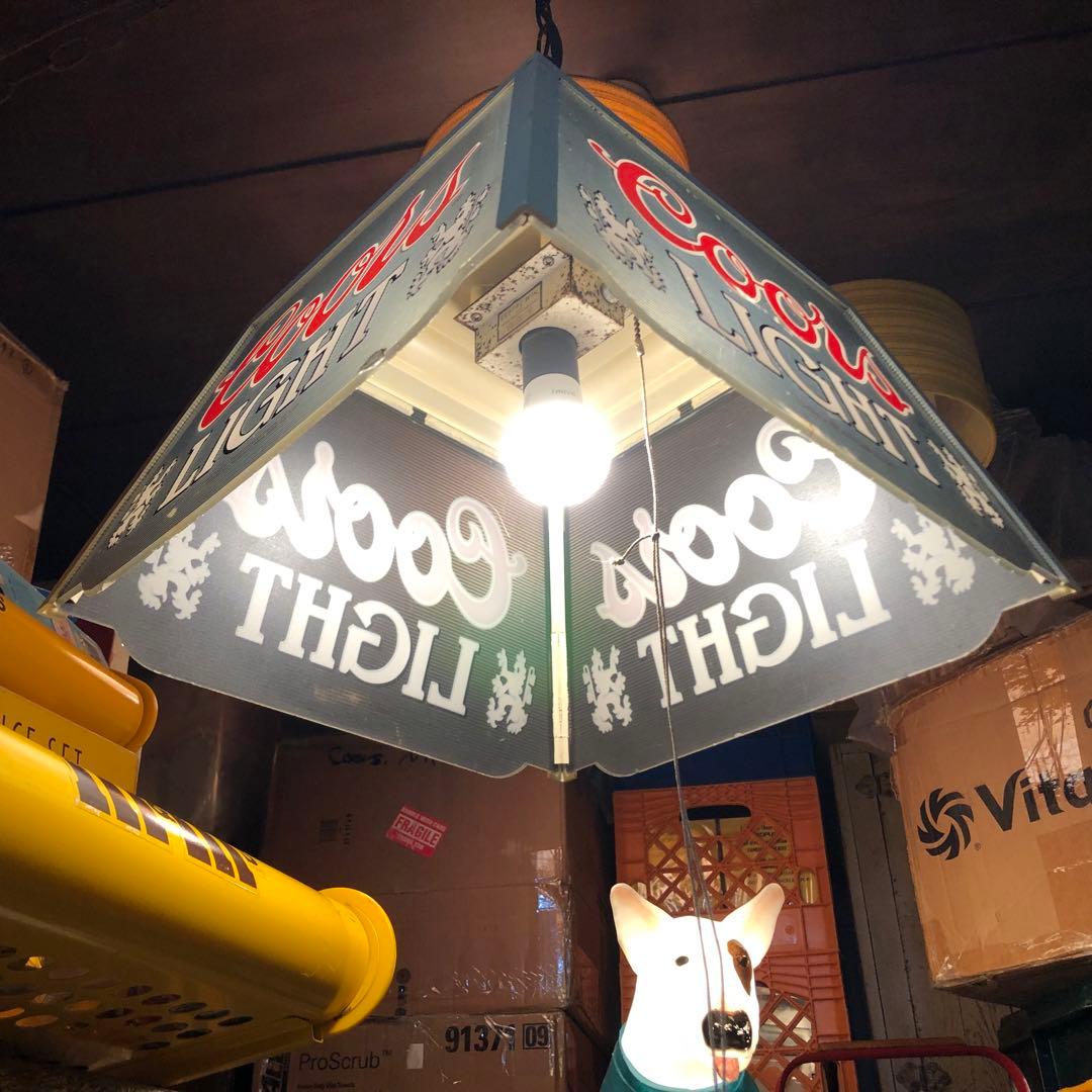 Coors Light beer ランプ 1985年　ビンテージ