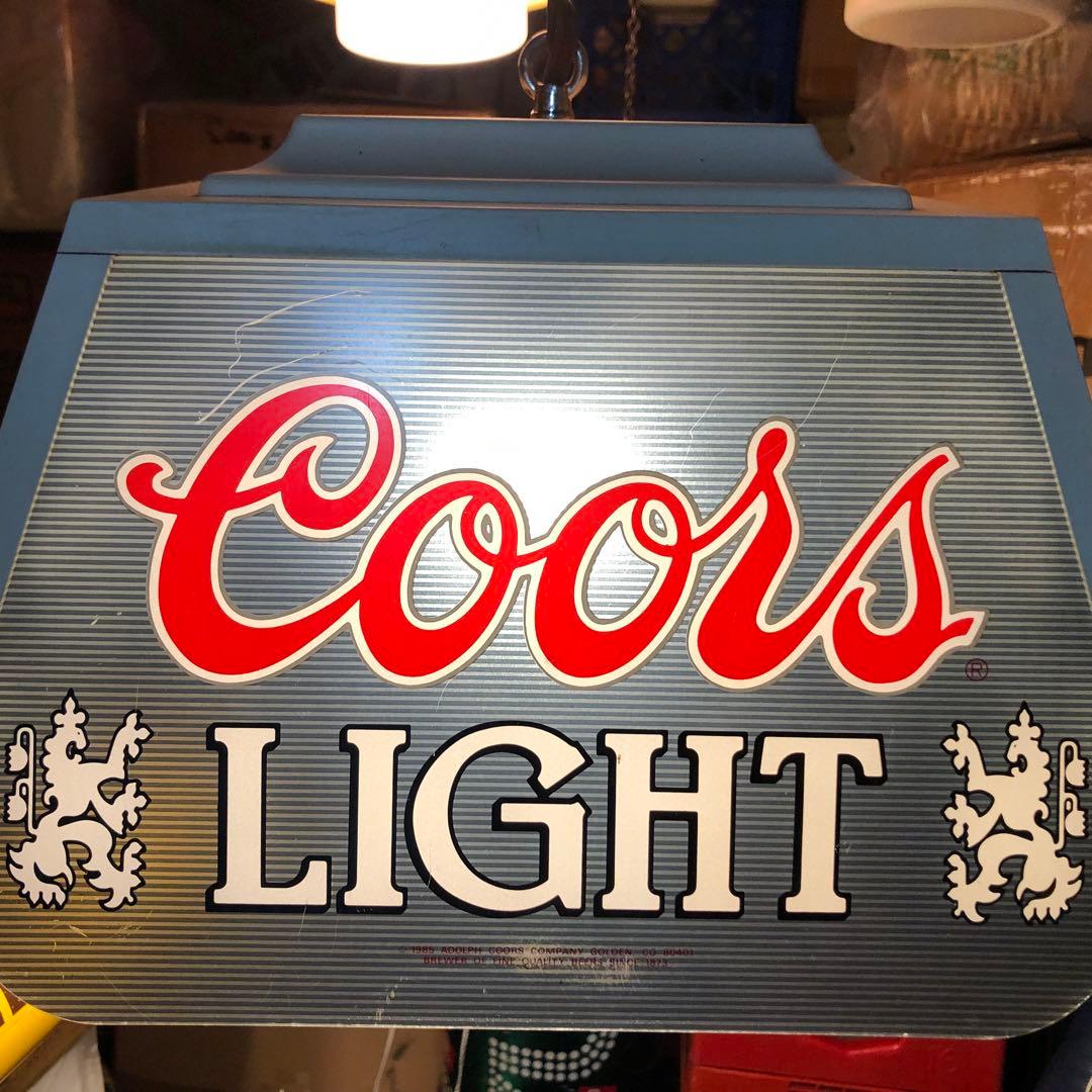 Coors Light beer ランプ 1985年　ビンテージ